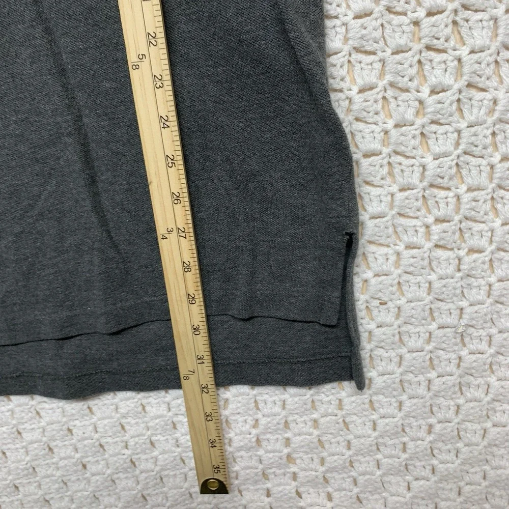Polo Ralph Lauren Polo Shirt Mens Sz L Gray Short Sleeve Black Pony 100%Cotton‎